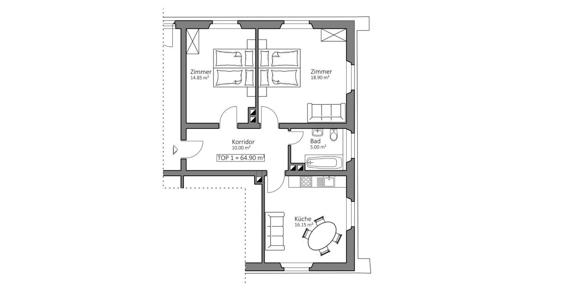 Apartment Schweizer Sennenhund